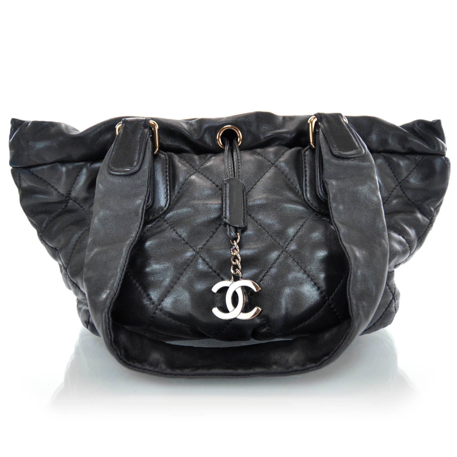 Chanel Lambskin Cloudy Bundle Black 1 of 10