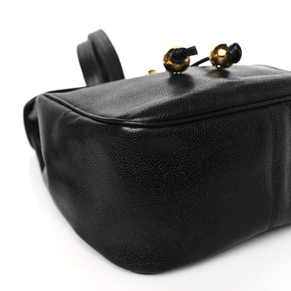 Chanel Caviar CC Backpack Black 7 of 8