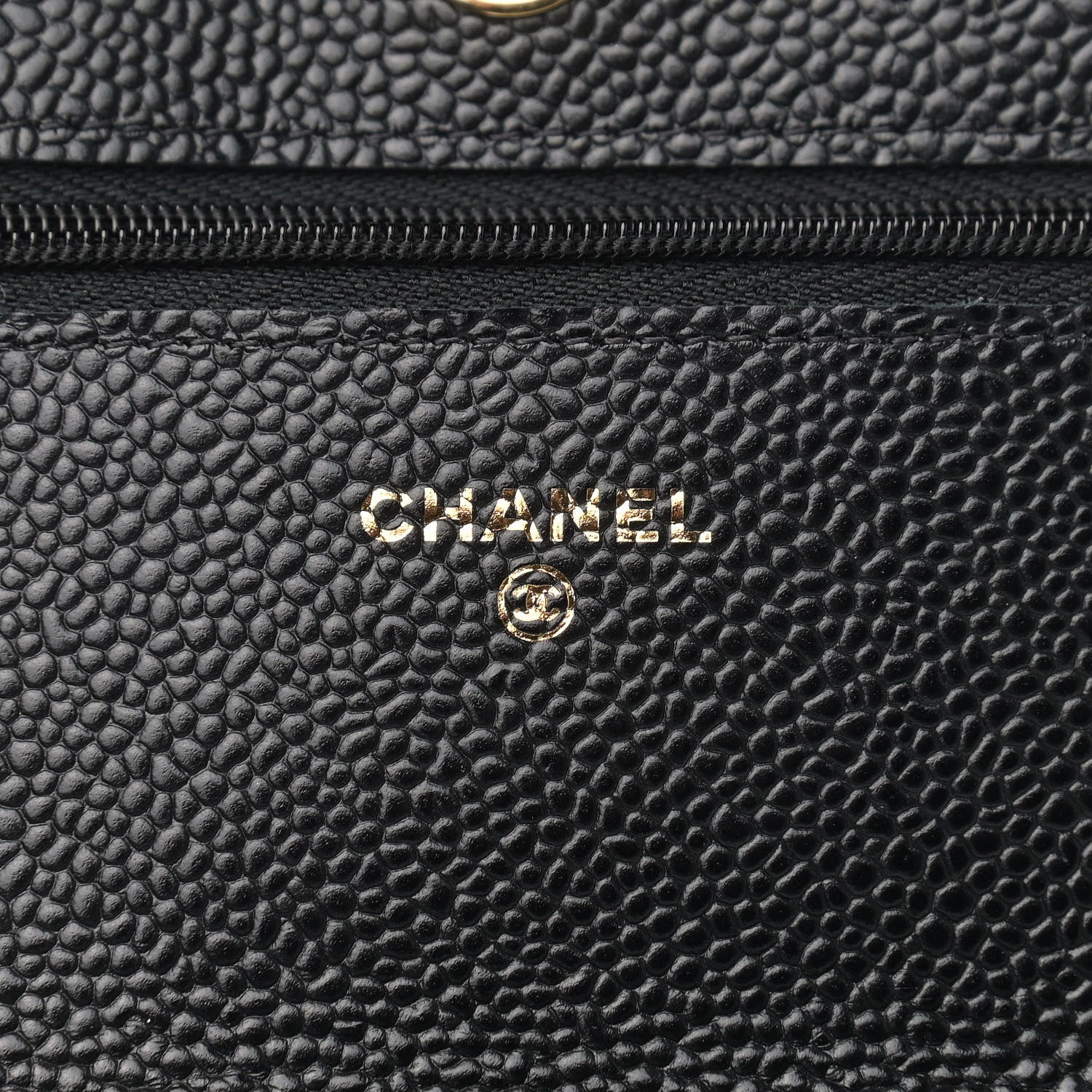 Chanel Caviar Quilted Wallet On Chain WOC Black 6 of 10