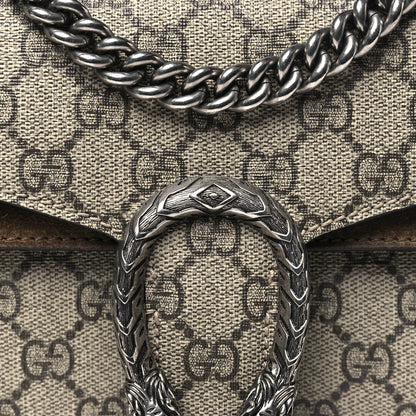 Gucci GG Supreme Monogram Mini Dionysus Shoulder Bag Taupe 7 of 11