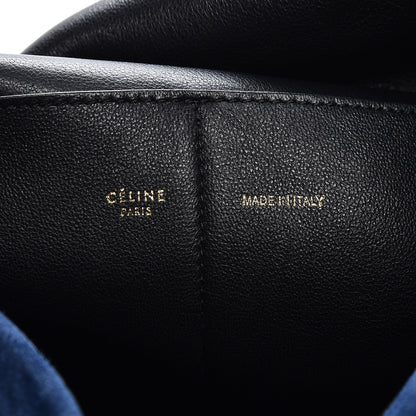 Celine Suede Medium Gourmette Ocean Blue 6 of 10