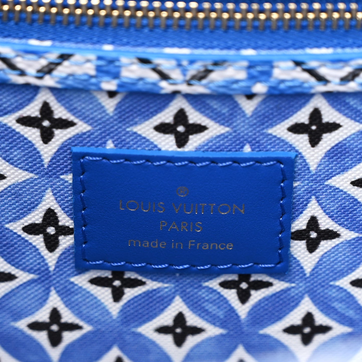 Monogram Giant By The Pool 2.0 Neverfull MM Blue