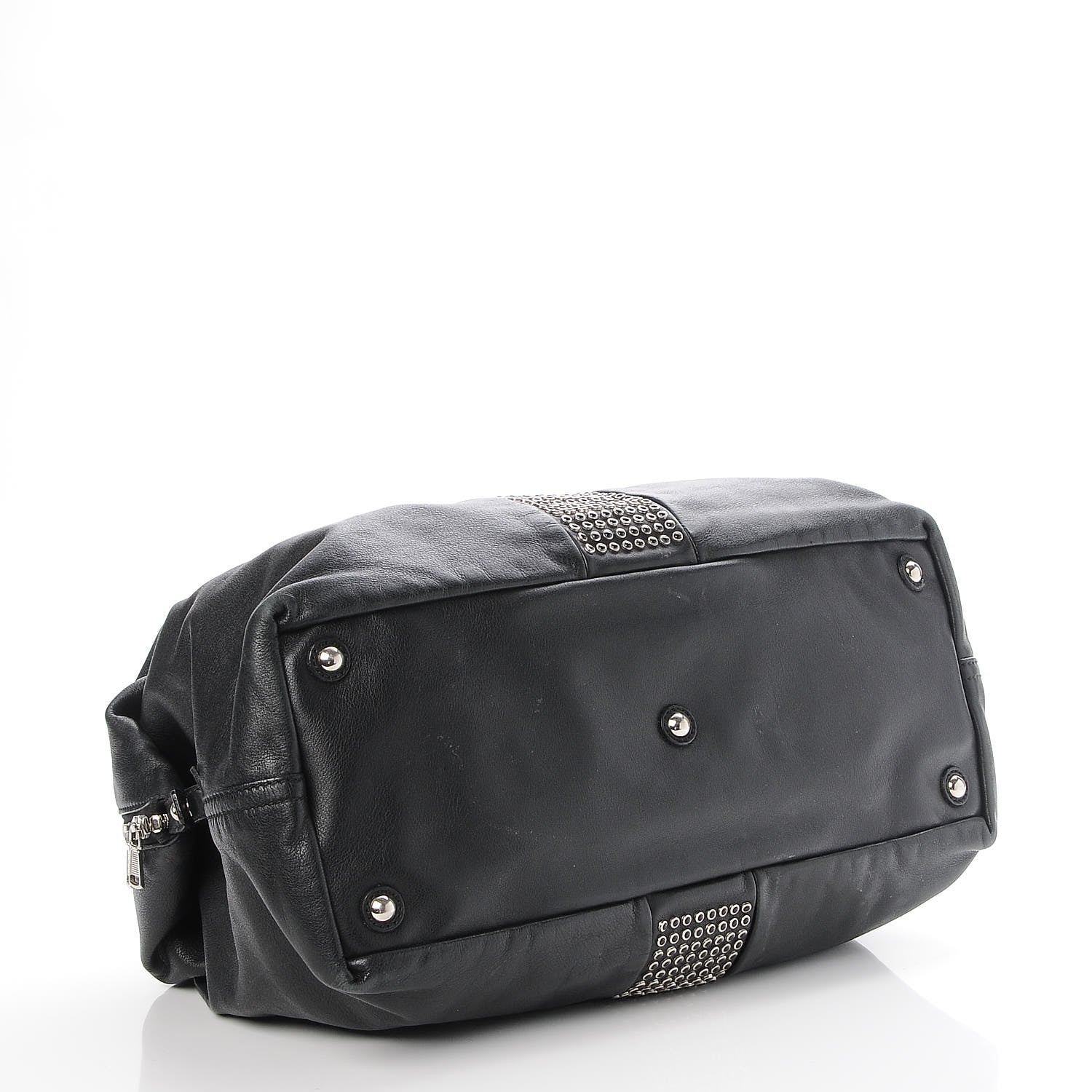 Saint Laurent Chevre Large Rock Stud Easy Y Black 4 of 7