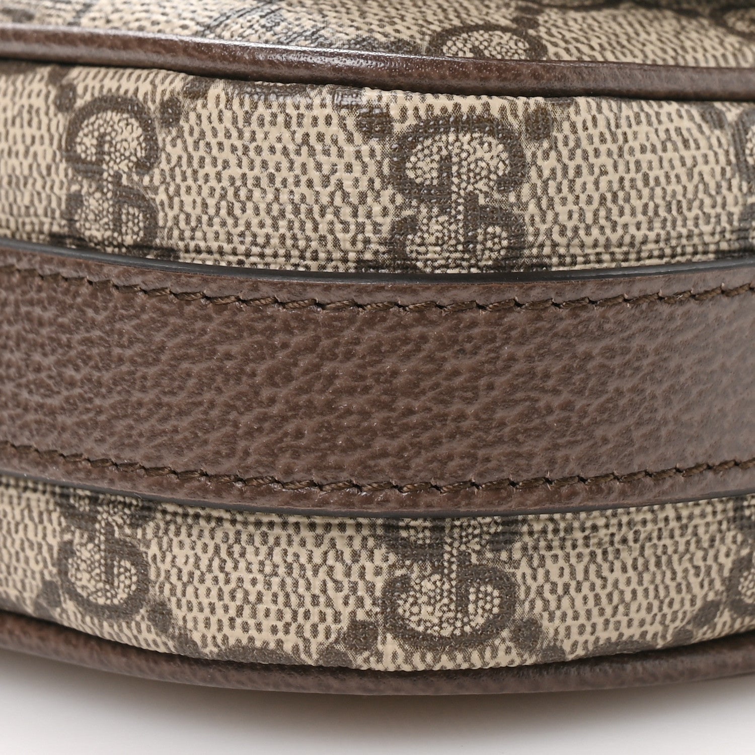 Gucci GG Supreme Monogram Web Mini Ophidia Flap Shoulder Bag Brown 10 of 11