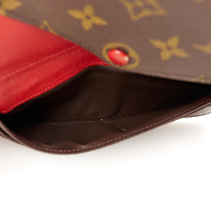 Louis Vuitton Monogram Josephine Wallet Red 8 of 10