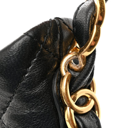 Chanel Lambskin Quilted Hobo Black 11 of 13