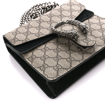 Gucci GG Supreme Monogram Mini Dionysus Shoulder Bag Black 9 of 12