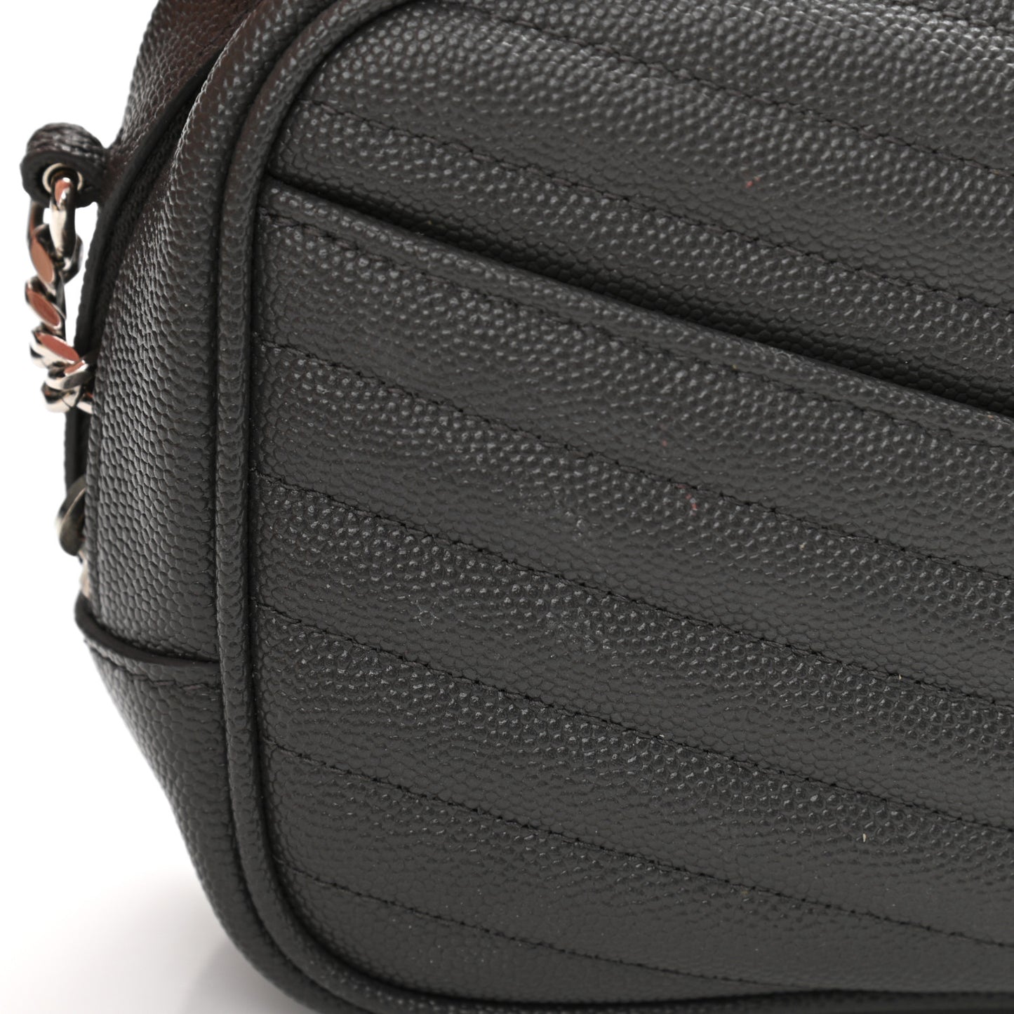 Grain De Poudre Matelasse Monogram Mini Lou Camera Bag Asphalt