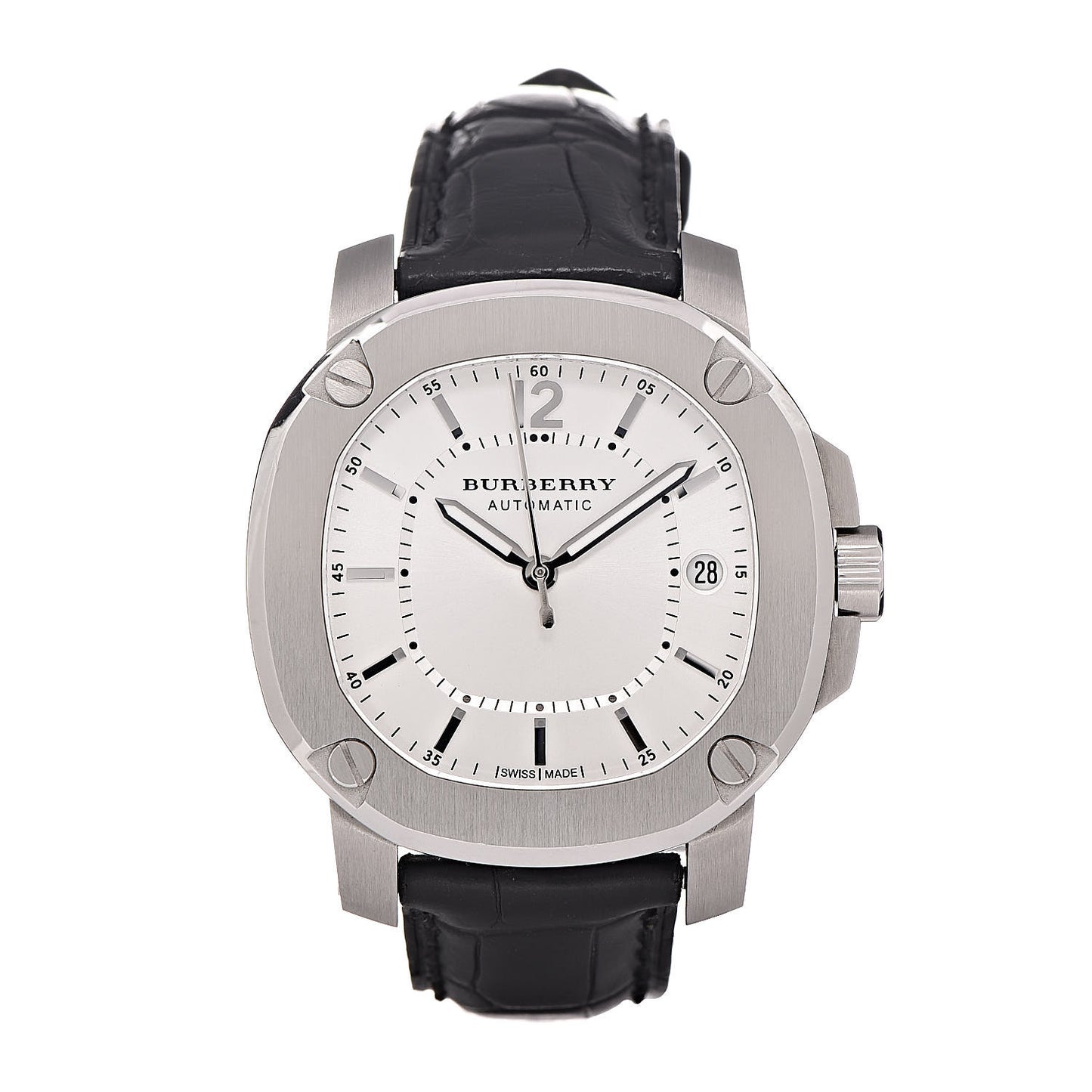 Stainless Steel Alligator 38mm The Britain Automatic Watch BBY1600