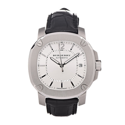 Burberry Stainless Steel Alligator 38mm The Britain Automatic Watch BBY1600 1 of 7