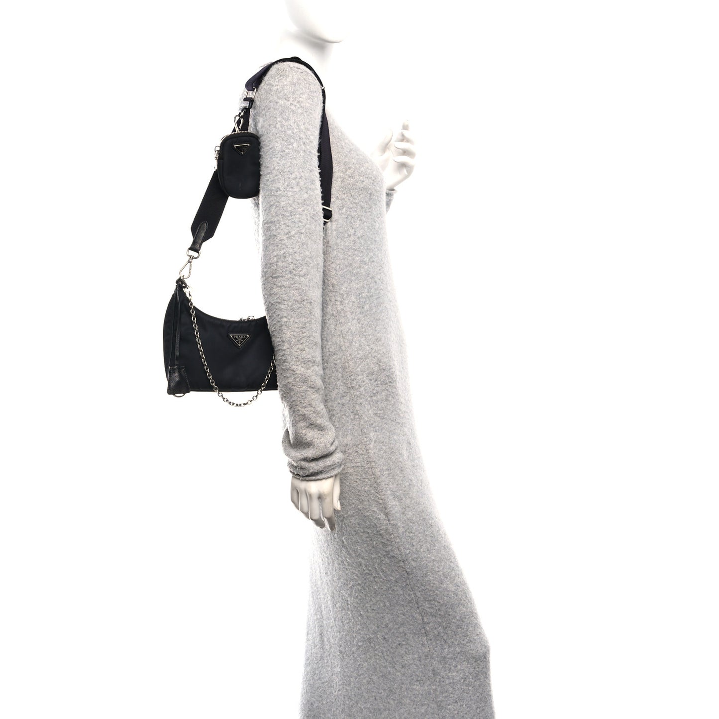 Nylon Re-Edition 2005 Shoulder Bag Black