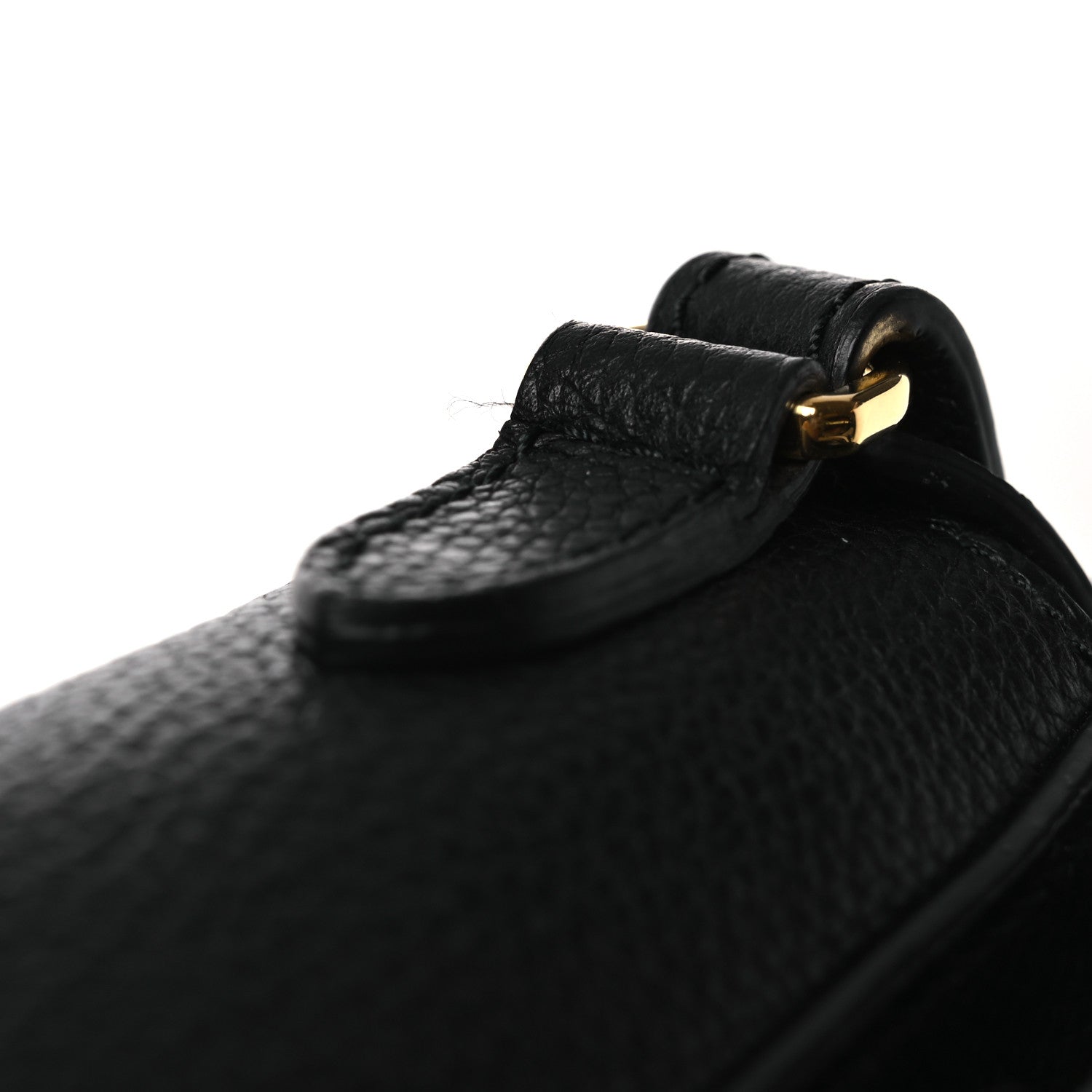 Burberry Grainy Calfskin Note Crossbody Bag Black 1848268