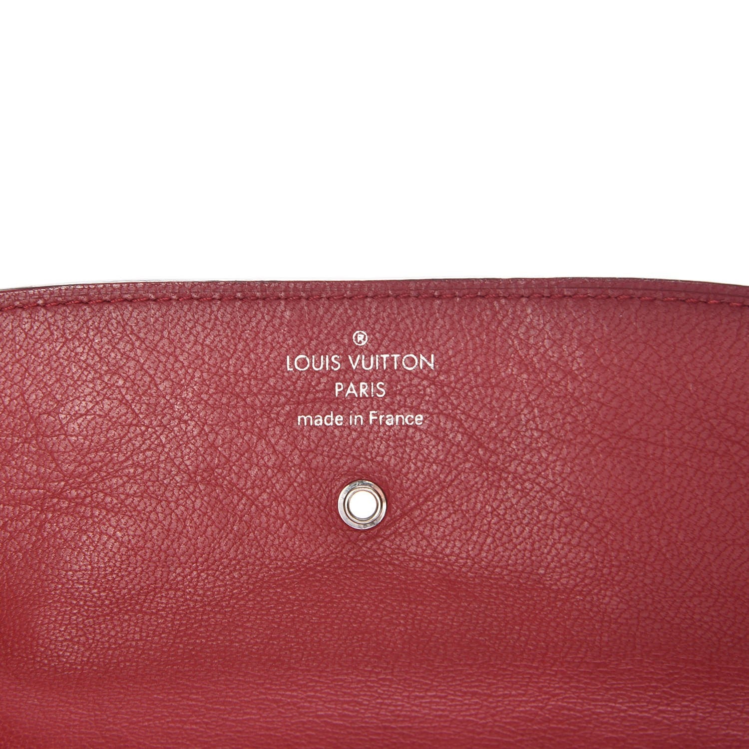 Louis Vuitton Taurillon Vivienne LV Long Wallet Rubis 7 of 7