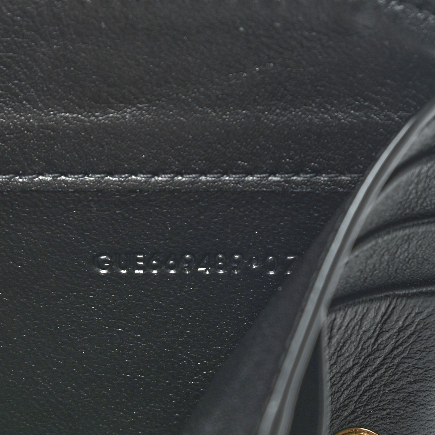 Calfskin Crocodile Embossed Monogram Compact Wallet Blue Black