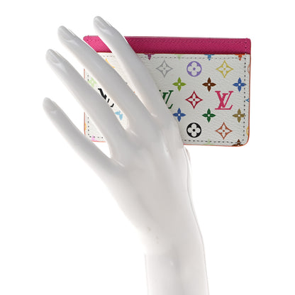 Louis Vuitton LV X TM Monogram Multicolor Card Holder Kawaii Pink 2 of 7