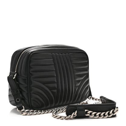 Prada Soft Calfskin Diagramme Camera Bag Black 3 of 10