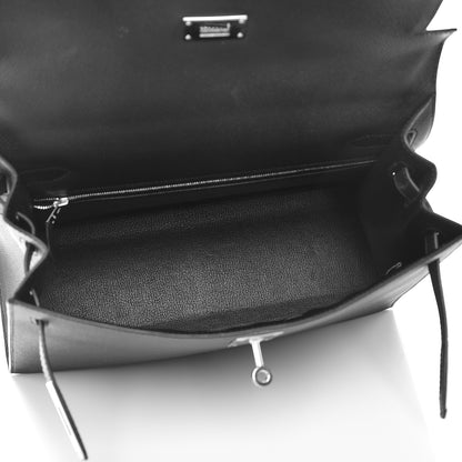 Hermes Epsom Kelly Sellier 32 Black 6 of 36