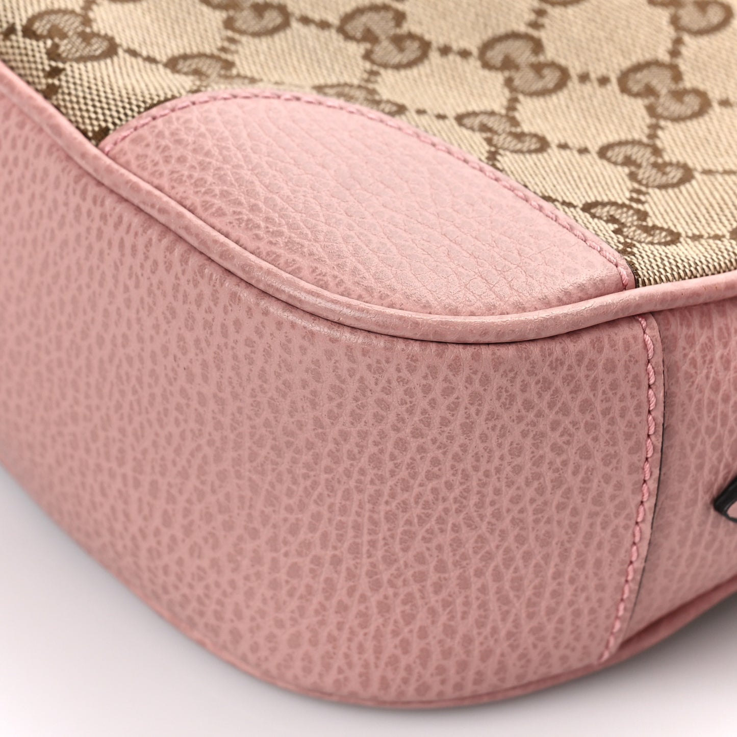 Monogram Mini Bree Messenger Bag Beige Soft Pink