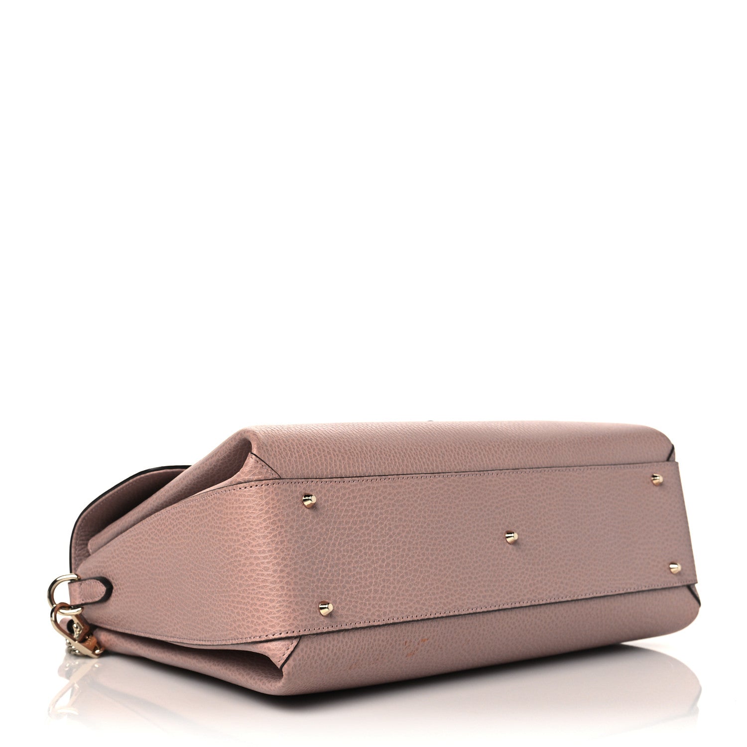 Gucci Dollar Calfskin Medium Interlocking G Top Handle Shoulder Bag Soft Pink 3 of 10