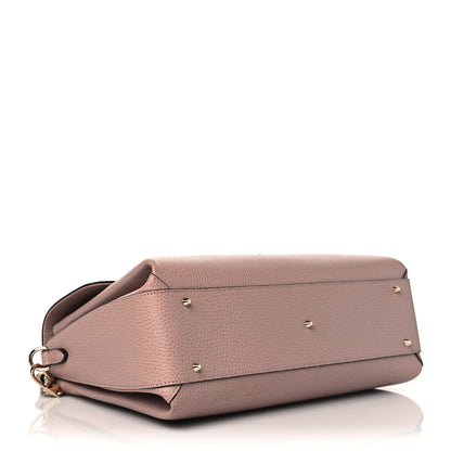 Gucci Dollar Calfskin Medium Interlocking G Top Handle Shoulder Bag Soft Pink 3 of 10