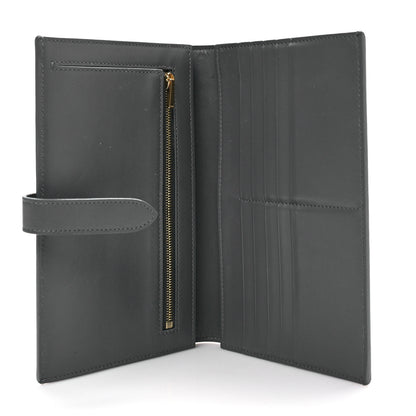 Celine Grained Calfskin Large Multifunction Strap Wallet Medium Grey 6 of 8