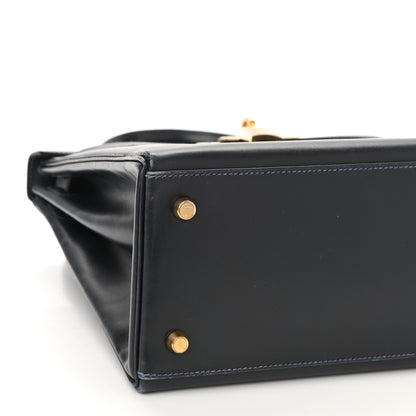 Hermes Box Kelly Retourne 28 Indigo 9 of 20