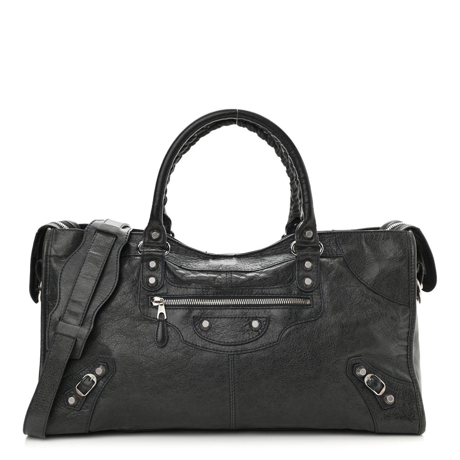 Balenciaga Agneau Giant 12 Silver Hardware Part Time Anthracite 1 of 8