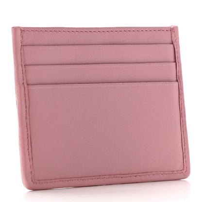 Prada Nappa Impunture Logo Card Holder Rosa 3 of 8