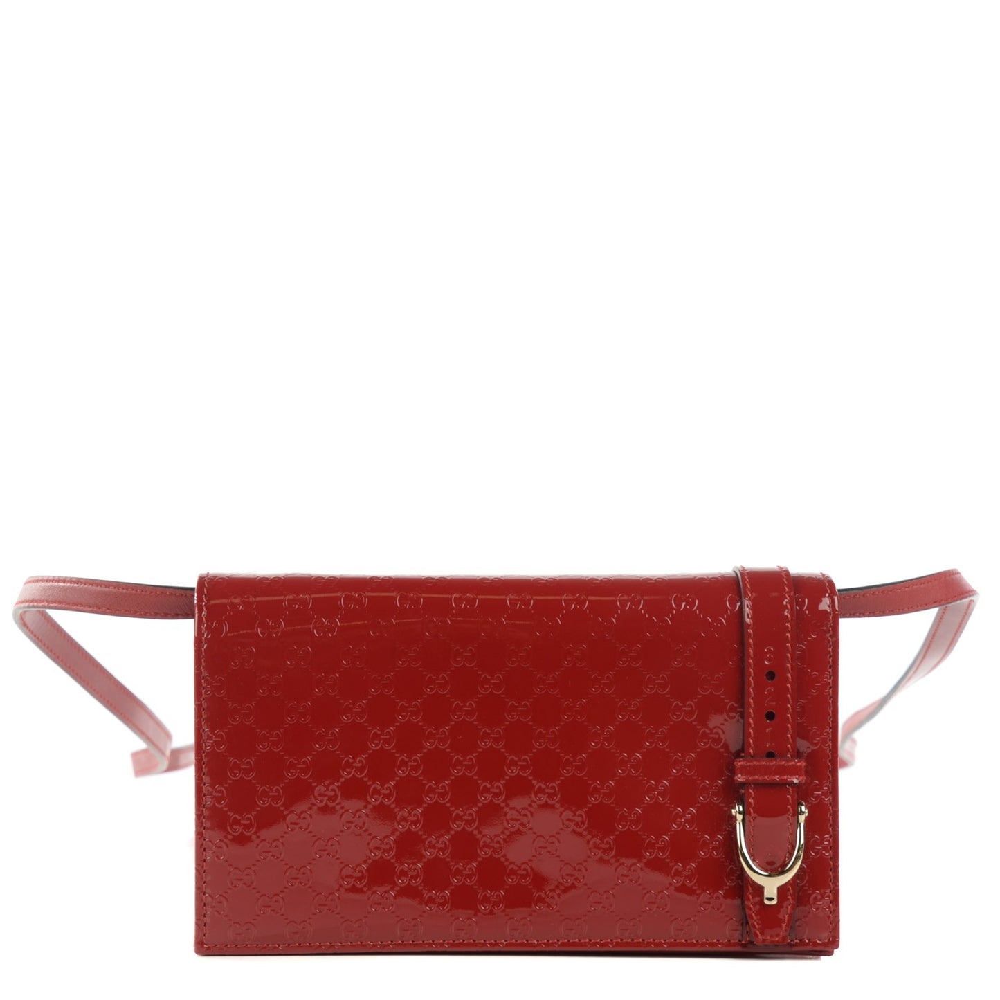 Patent Microguccissima Mini Nice Wallet Rose Bed
