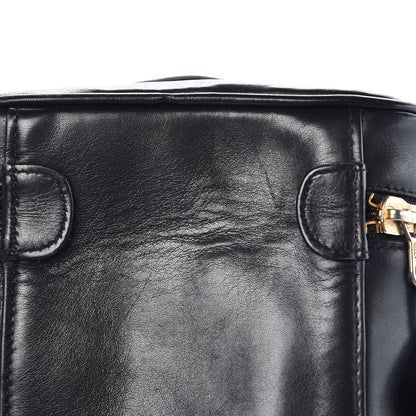 Chanel Lambskin Vanity Cosmetic Case Black 9 of 13