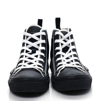 Christian Dior X RAYMOND PETTIBON Technical Canvas Lip Flower Mens B23 High Top Sneakers 42 Black 2 of 8