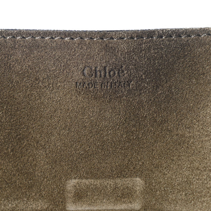 Chloe Suede Smooth Calfskin Drew Shoulder Bag Caramel 6 of 7