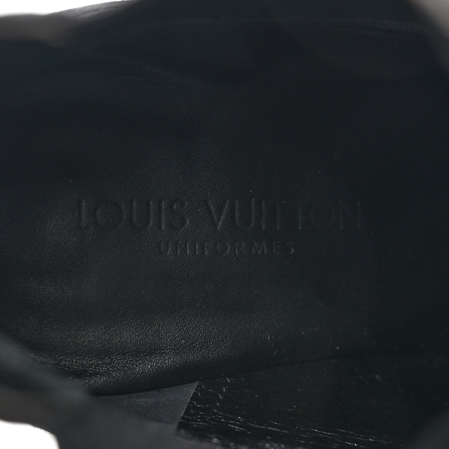 Louis Vuitton Suede Monogram Uniformes Cap Toe Chelsea 80mm Ankle Boots 37 Black 7 of 9