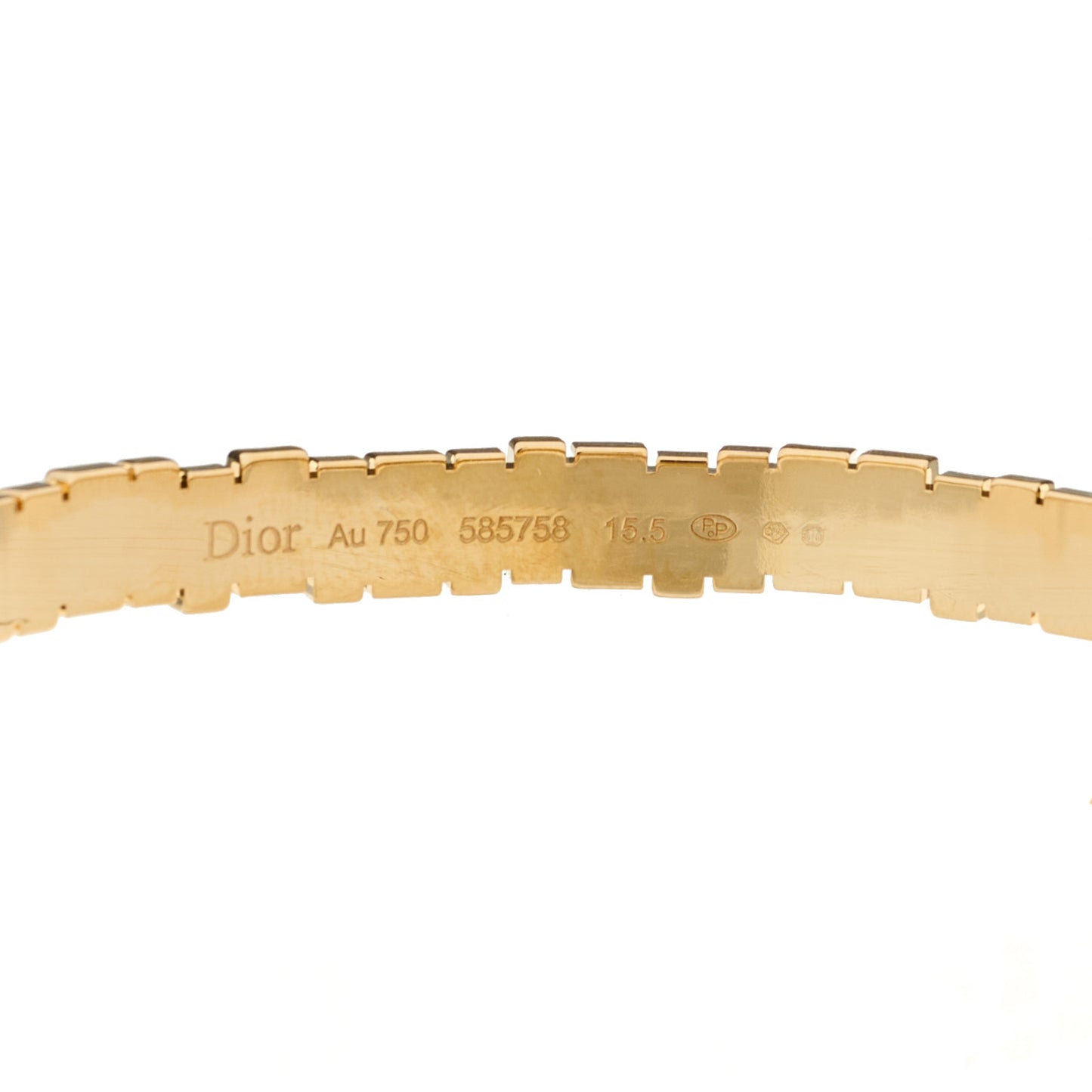 18K Yellow Gold Gem Dior Bracelet