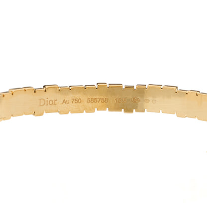 Christian Dior 18K Yellow Gold Gem Dior Bracelet 3 of 4