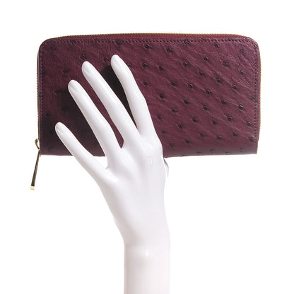 Louis Vuitton Ostrich Zippy Wallet Prune 2 of 8