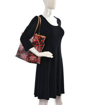 Louis Vuitton Monogram Jungle Dots Neo Neverfull MM Sugar Pink Poppy 2 of 8