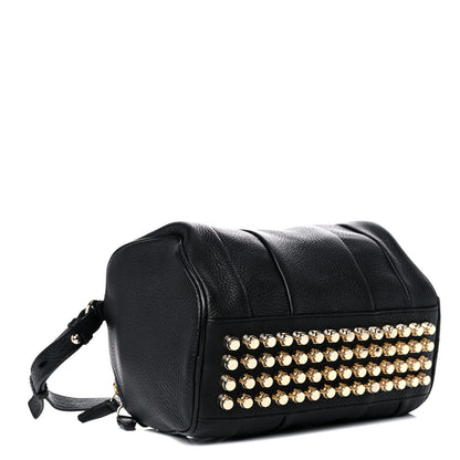 Alexander Wang Pebbled Lambskin Mini Rockie Black Pale Gold Hardware 4 of 8