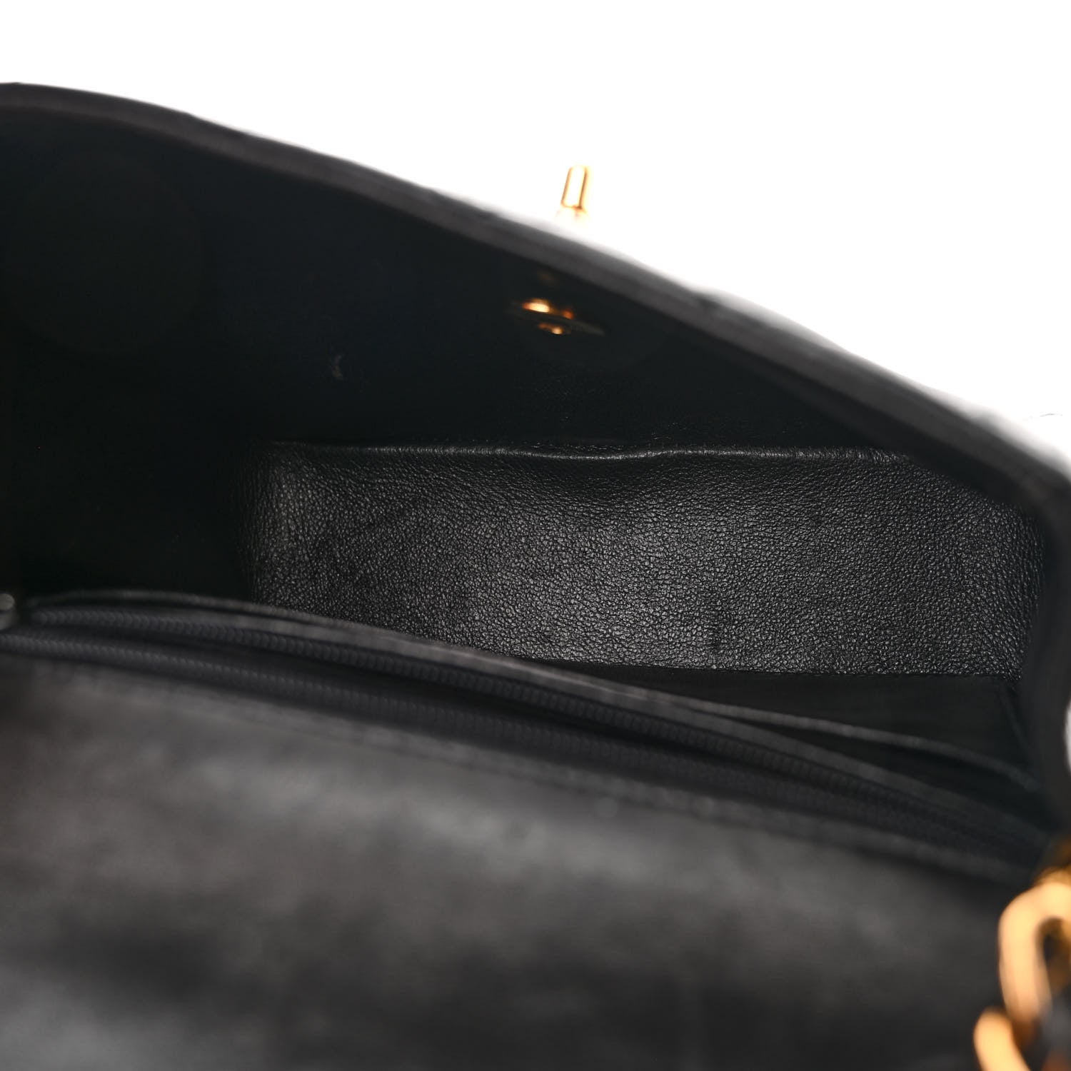 Chanel Lambskin Quilted Mini Square Flap Black 5 of 12