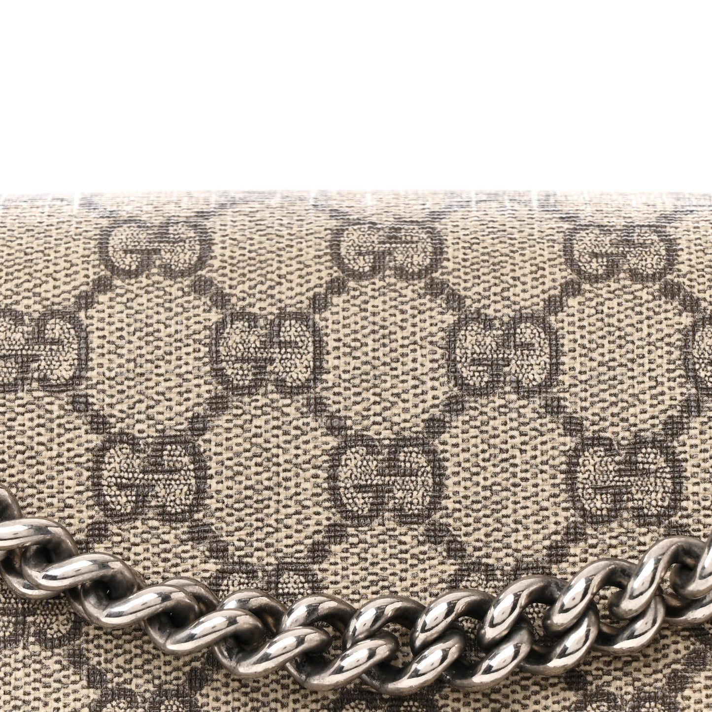 GG Supreme Monogram Suede Cudu Medium Dionysus Shoulder Bag Beige Ebony Vulcanic Red