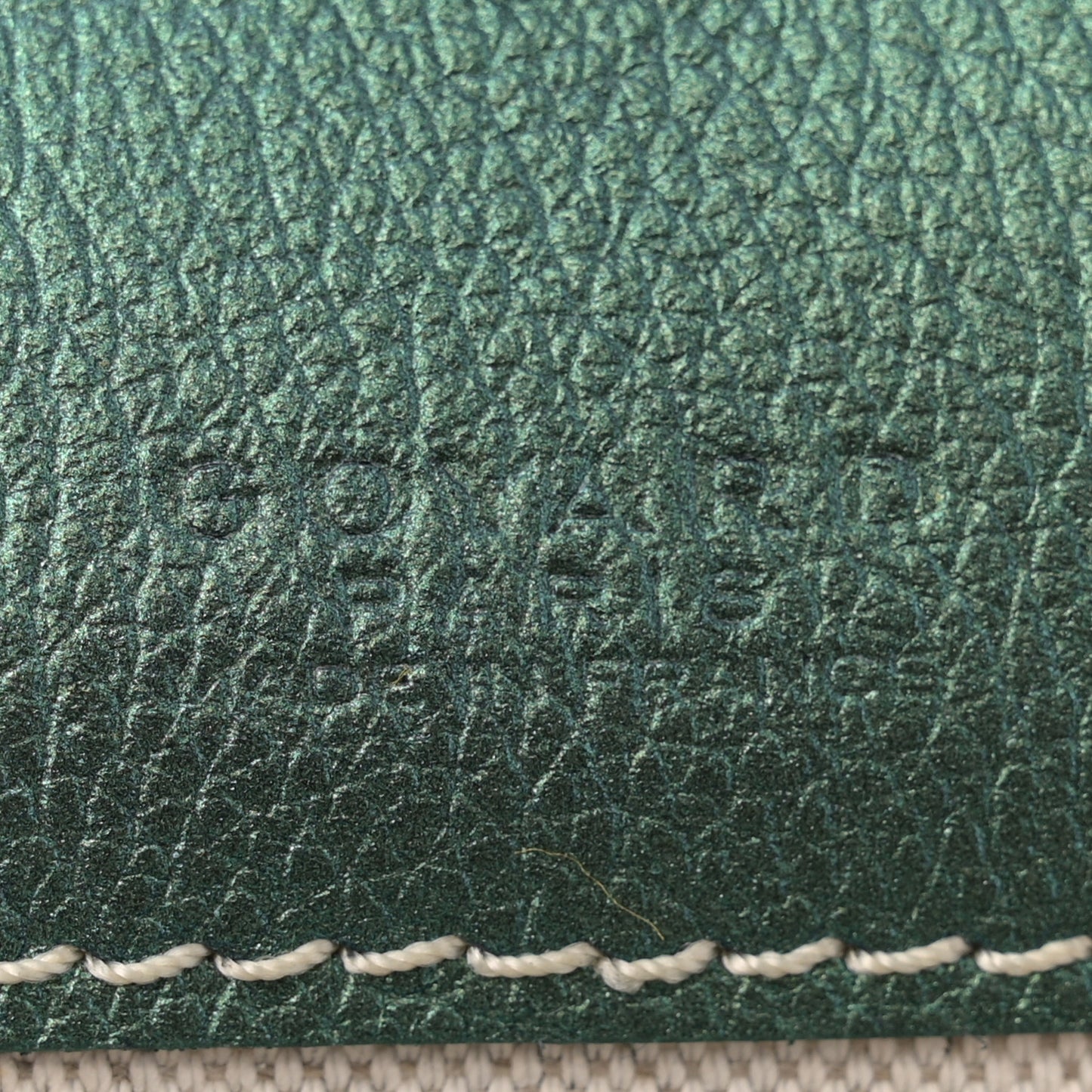 Iridescent Goyardine Saint Louis GM Pearly Green