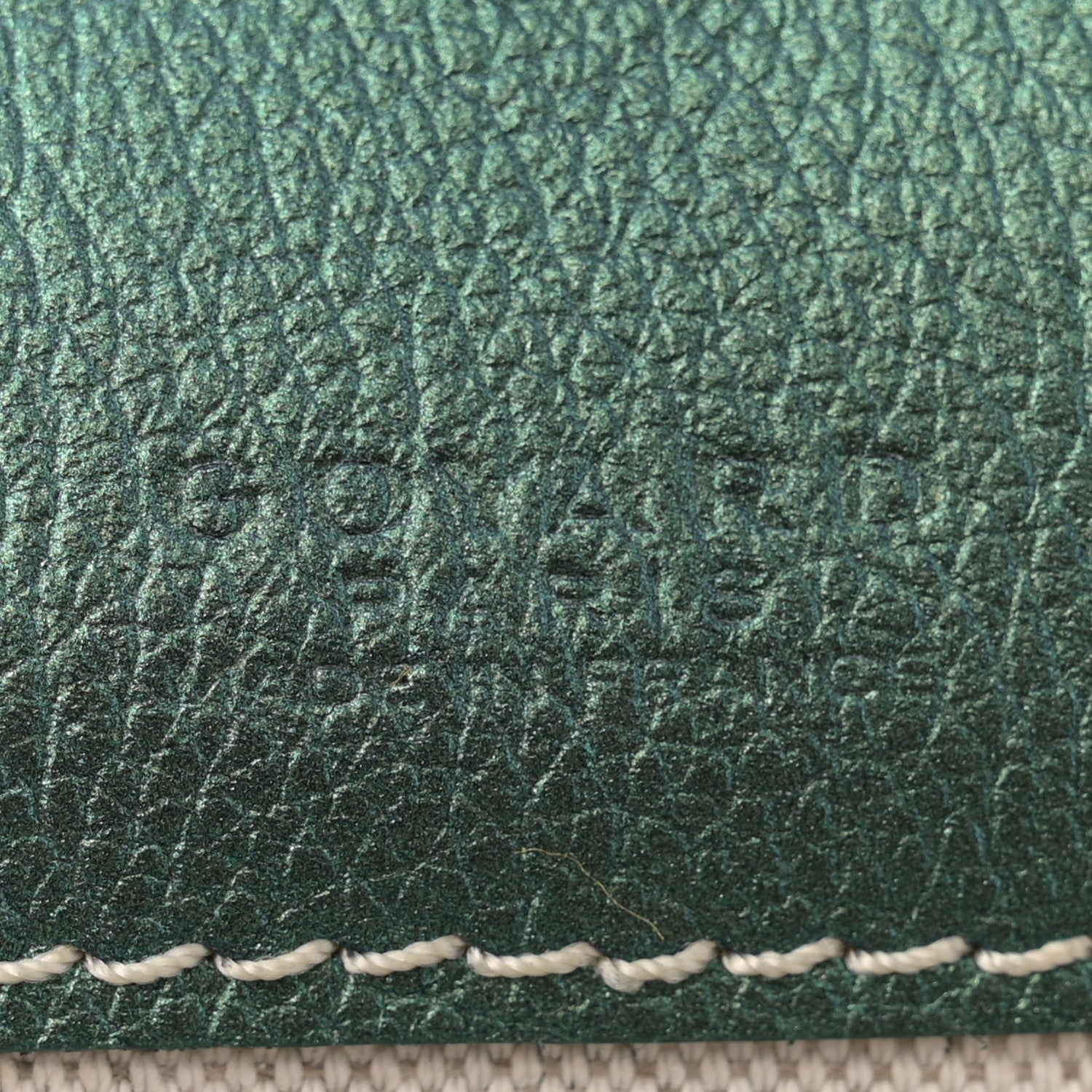 Goyard Iridescent Goyardine Saint Louis GM Pearly Green 7 of 11