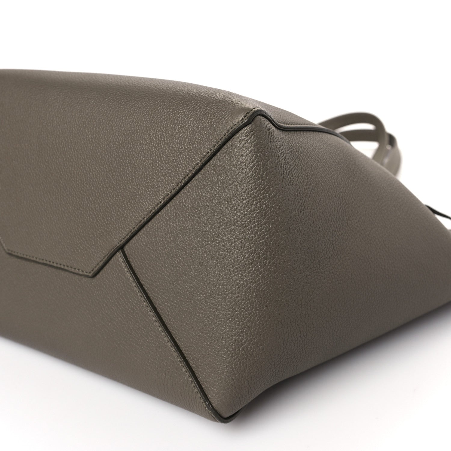 Celine Soft Grained Calfskin Small Belt Cabas Phantom Taupe 9 of 9