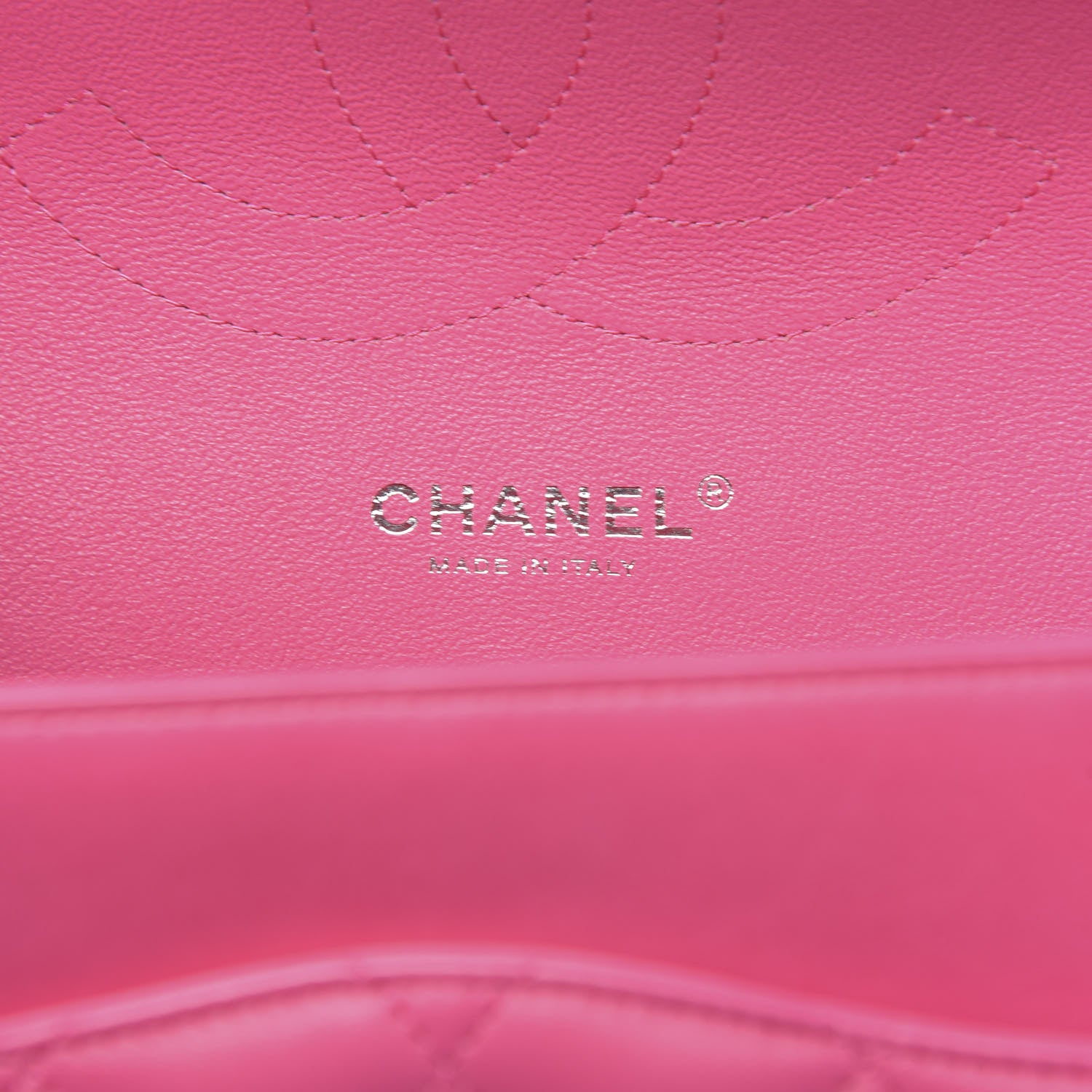 Chanel Lambskin Quilted Jumbo Double Flap Dark Pink 6 of 10