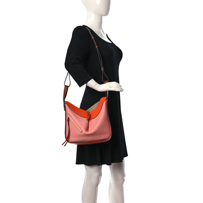 Loewe Calfskin Small Hammock Shoulder Bag Pastel Pink Orange 2 of 12