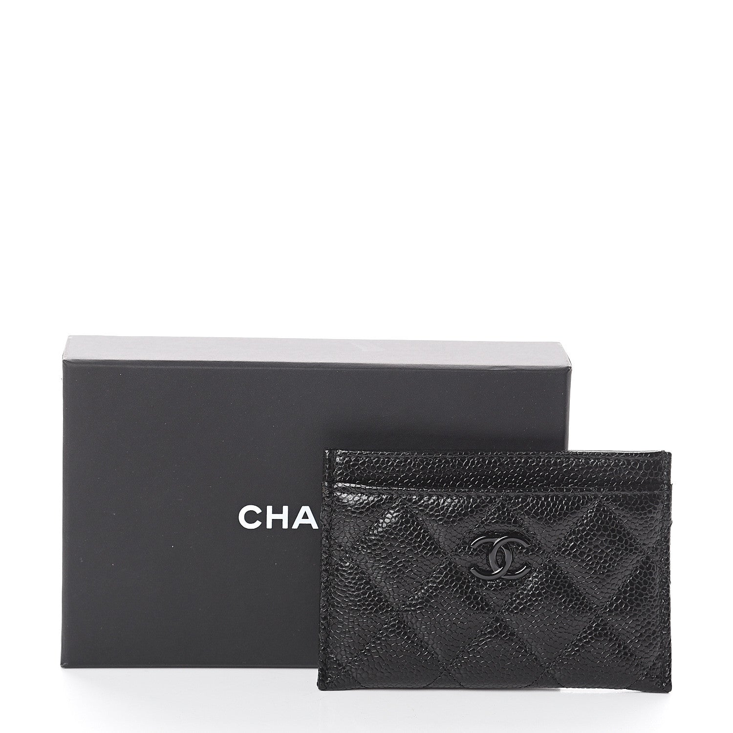 Chanel Caviar Quilted Incognito Card Holder Black 8 of 8