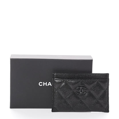 Chanel Caviar Quilted Incognito Card Holder Black 8 of 8