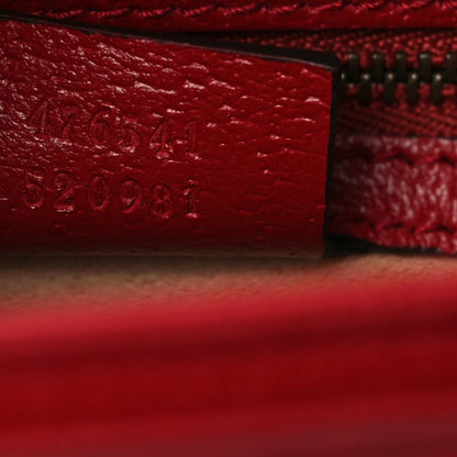 Gucci GG Supreme Monogram Small Queen Margaret Top Handle Bag Red 7 of 8