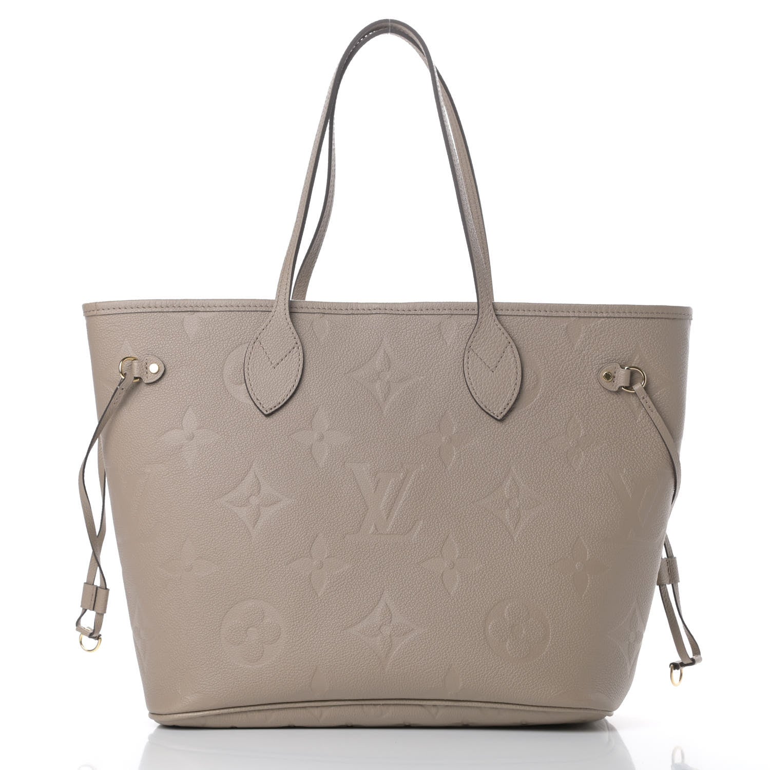 Louis Vuitton Empreinte Monogram Giant Neverfull MM Tourterelle 3 of 11