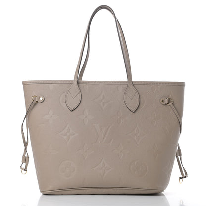 Louis Vuitton Empreinte Monogram Giant Neverfull MM Tourterelle 3 of 11